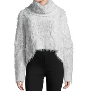 Free People Chunky Knit Sweater in White